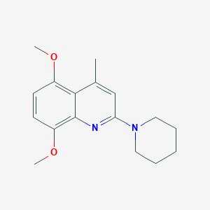 5,8-dimethoxy-4-methyl-2-(1-piperidinyl)quinoline