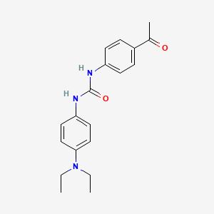 molecular formula C19H23N3O2 B5738153 N-(4-acetylphenyl)-N'-[4-(diethylamino)phenyl]urea 