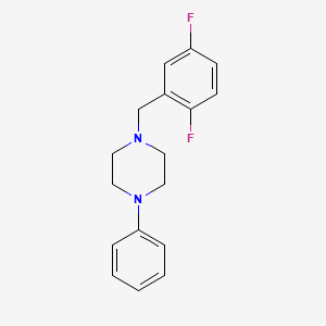 molecular formula C17H18F2N2 B5738260 1-(2,5-difluorobenzyl)-4-phenylpiperazine CAS No. 415950-87-7
