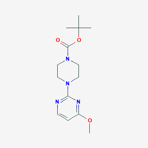 molecular formula C14H22N4O3 B5738331 tert-butyl 4-(4-methoxy-2-pyrimidinyl)-1-piperazinecarboxylate 