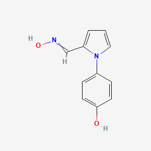 molecular formula C11H10N2O2 B5738333 1-(4-hydroxyphenyl)-1H-pyrrole-2-carbaldehyde oxime 