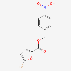 molecular formula C12H8BrNO5 B5738341 4-nitrobenzyl 5-bromo-2-furoate 