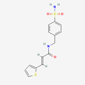 N-[4-(aminosulfonyl)benzyl]-3-(2-thienyl)acrylamide