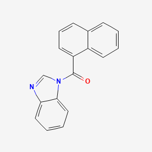 molecular formula C18H12N2O B5738397 1-(1-naphthoyl)-1H-benzimidazole 
