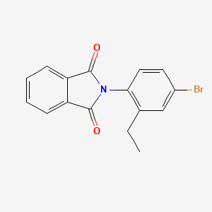 molecular formula C16H12BrNO2 B5738534 2-(4-bromo-2-ethylphenyl)-1H-isoindole-1,3(2H)-dione 