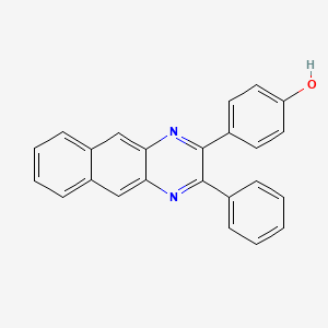 molecular formula C24H16N2O B5738545 4-(3-phenylbenzo[g]quinoxalin-2-yl)phenol 