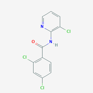 molecular formula C12H7Cl3N2O B5738614 2,4-dichloro-N-(3-chloro-2-pyridinyl)benzamide 
