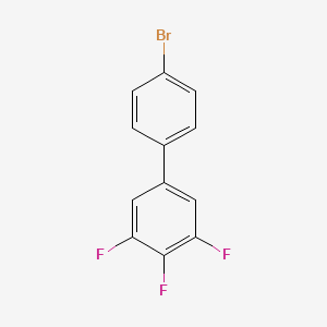 molecular formula C12H6BrF3 B573874 5-(4-Bromophenyl)-1,2,3-trifluorobenzene CAS No. 178820-38-7