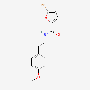 molecular formula C14H14BrNO3 B5738742 5-bromo-N-[2-(4-methoxyphenyl)ethyl]-2-furamide 