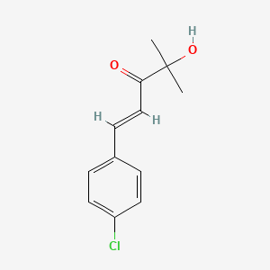 molecular formula C12H13ClO2 B5738852 1-(4-chlorophenyl)-4-hydroxy-4-methyl-1-penten-3-one 