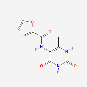 molecular formula C10H9N3O4 B5738872 N-(2,4-dihydroxy-6-methyl-5-pyrimidinyl)-2-furamide 