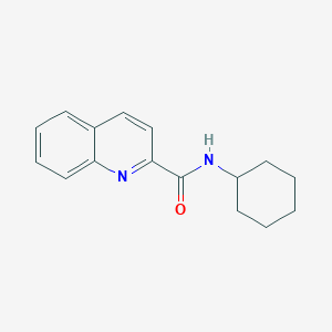 molecular formula C16H18N2O B5738880 N-cyclohexyl-2-quinolinecarboxamide 