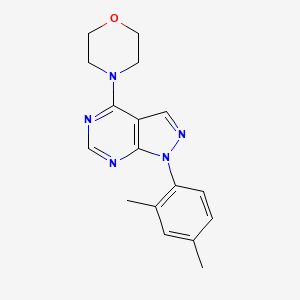1-(2,4-dimethylphenyl)-4-(4-morpholinyl)-1H-pyrazolo[3,4-d]pyrimidine