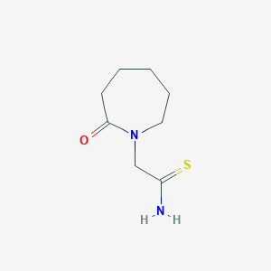 2-(2-oxo-1-azepanyl)ethanethioamide