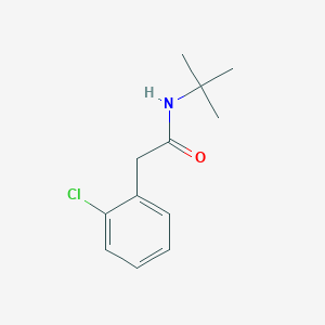 molecular formula C12H16ClNO B5738960 N-(叔丁基)-2-(2-氯苯基)乙酰胺 
