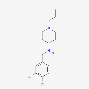 molecular formula C15H22Cl2N2 B5738965 N-(3,4-dichlorobenzyl)-1-propyl-4-piperidinamine 