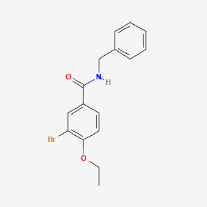 molecular formula C16H16BrNO2 B5738984 N-benzyl-3-bromo-4-ethoxybenzamide 