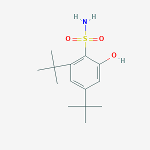 molecular formula C14H23NO3S B5738991 2,4-di-tert-butyl-6-hydroxybenzenesulfonamide 