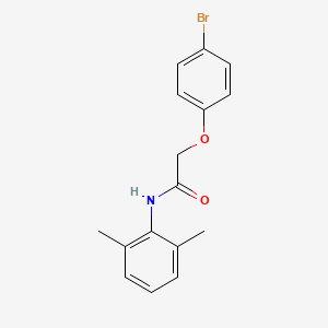 molecular formula C16H16BrNO2 B5739012 2-(4-bromophenoxy)-N-(2,6-dimethylphenyl)acetamide 