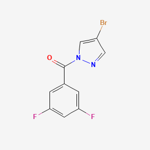 molecular formula C10H5BrF2N2O B5739022 4-bromo-1-(3,5-difluorobenzoyl)-1H-pyrazole 