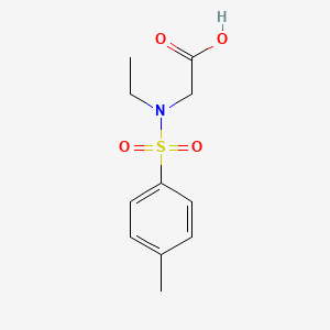 molecular formula C11H15NO4S B5739047 N-ethyl-N-[(4-methylphenyl)sulfonyl]glycine 