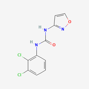 molecular formula C10H7Cl2N3O2 B5739107 N-(2,3-dichlorophenyl)-N'-3-isoxazolylurea 