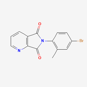 molecular formula C14H9BrN2O2 B5739116 6-(4-bromo-2-methylphenyl)-5H-pyrrolo[3,4-b]pyridine-5,7(6H)-dione 