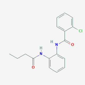 N-[2-(butyrylamino)phenyl]-2-chlorobenzamide