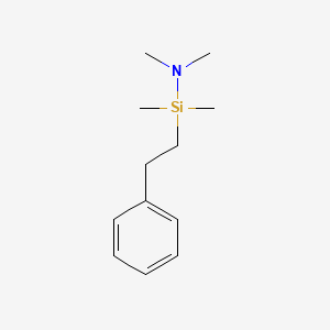 molecular formula C12H21NSi B573940 Phenethyldimethyl(dimethylamino)silane CAS No. 181231-68-5