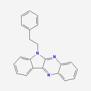 molecular formula C22H17N3 B5739411 6-(2-phenylethyl)-6H-indolo[2,3-b]quinoxaline 