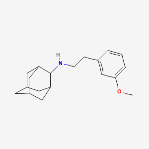 molecular formula C19H27NO B5739412 2-adamantyl[2-(3-methoxyphenyl)ethyl]amine 