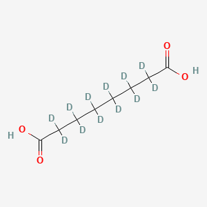 molecular formula C8H14O4 B573943 1,8-Octanedioic-D12 acid CAS No. 169397-99-3