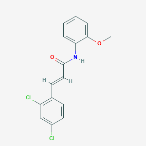 molecular formula C16H13Cl2NO2 B5739487 3-(2,4-dichlorophenyl)-N-(2-methoxyphenyl)acrylamide 