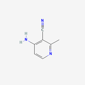 molecular formula C7H7N3 B573961 4-Amino-2-methylnicotinonitrile CAS No. 183428-94-6