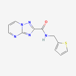 molecular formula C11H9N5OS B5739635 N-(2-thienylmethyl)[1,2,4]triazolo[1,5-a]pyrimidine-2-carboxamide 