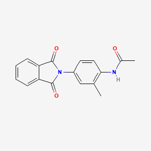 molecular formula C17H14N2O3 B5739676 N-[4-(1,3-dioxo-1,3-dihydro-2H-isoindol-2-yl)-2-methylphenyl]acetamide 