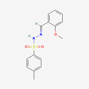 molecular formula C15H16N2O3S B5739759 N'-(2-methoxybenzylidene)-4-methylbenzenesulfonohydrazide 