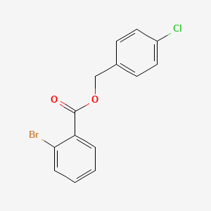 molecular formula C14H10BrClO2 B5739773 4-chlorobenzyl 2-bromobenzoate 
