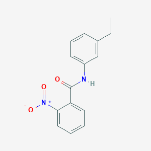 molecular formula C15H14N2O3 B5739842 N-(3-ethylphenyl)-2-nitrobenzamide 