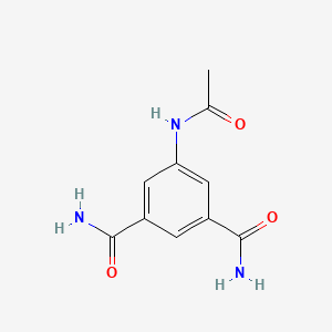molecular formula C10H11N3O3 B5739857 5-(acetylamino)isophthalamide 