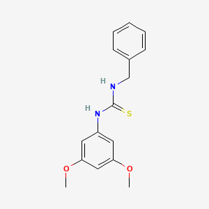 molecular formula C16H18N2O2S B5739868 N-benzyl-N'-(3,5-dimethoxyphenyl)thiourea 