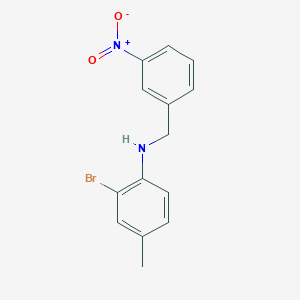 molecular formula C14H13BrN2O2 B5739870 (2-bromo-4-methylphenyl)(3-nitrobenzyl)amine 