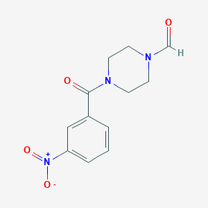 molecular formula C12H13N3O4 B5739967 4-(3-nitrobenzoyl)-1-piperazinecarbaldehyde 