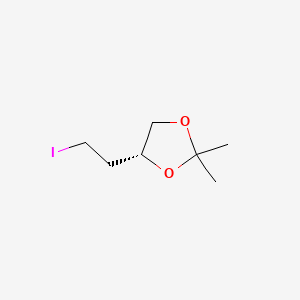 B573999 (4R)-4-(2-iodoethyl)-2,2-dimethyl-1,3-dioxolane CAS No. 165657-74-9