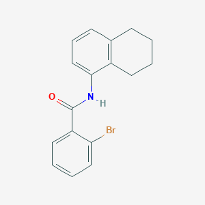 molecular formula C17H16BrNO B5740011 2-bromo-N-(5,6,7,8-tetrahydro-1-naphthalenyl)benzamide 