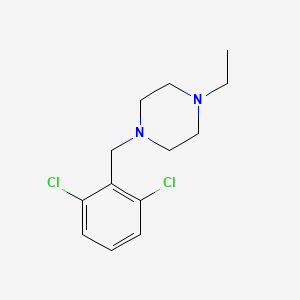 molecular formula C13H18Cl2N2 B5740144 1-(2,6-dichlorobenzyl)-4-ethylpiperazine 