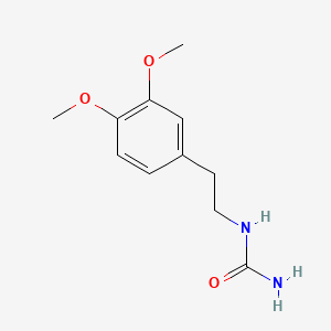 molecular formula C11H16N2O3 B5740506 N-[2-(3,4-dimethoxyphenyl)ethyl]urea CAS No. 25017-47-4