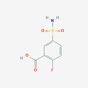 B057406 2-Fluoro-5-sulfamoylbenzoic acid CAS No. 112887-25-9
