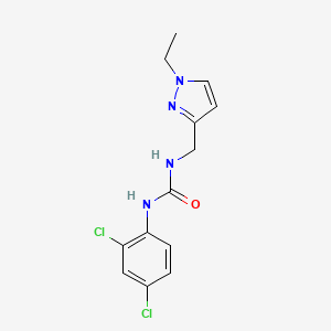 N-(2,4-dichlorophenyl)-N'-[(1-ethyl-1H-pyrazol-3-yl)methyl]urea
