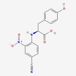 (S)-N-(4-Cyano-2-nitro-phenyl)-L-tyrosine